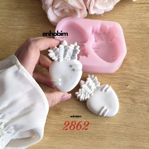 havuç 2li Silikon Kalıp