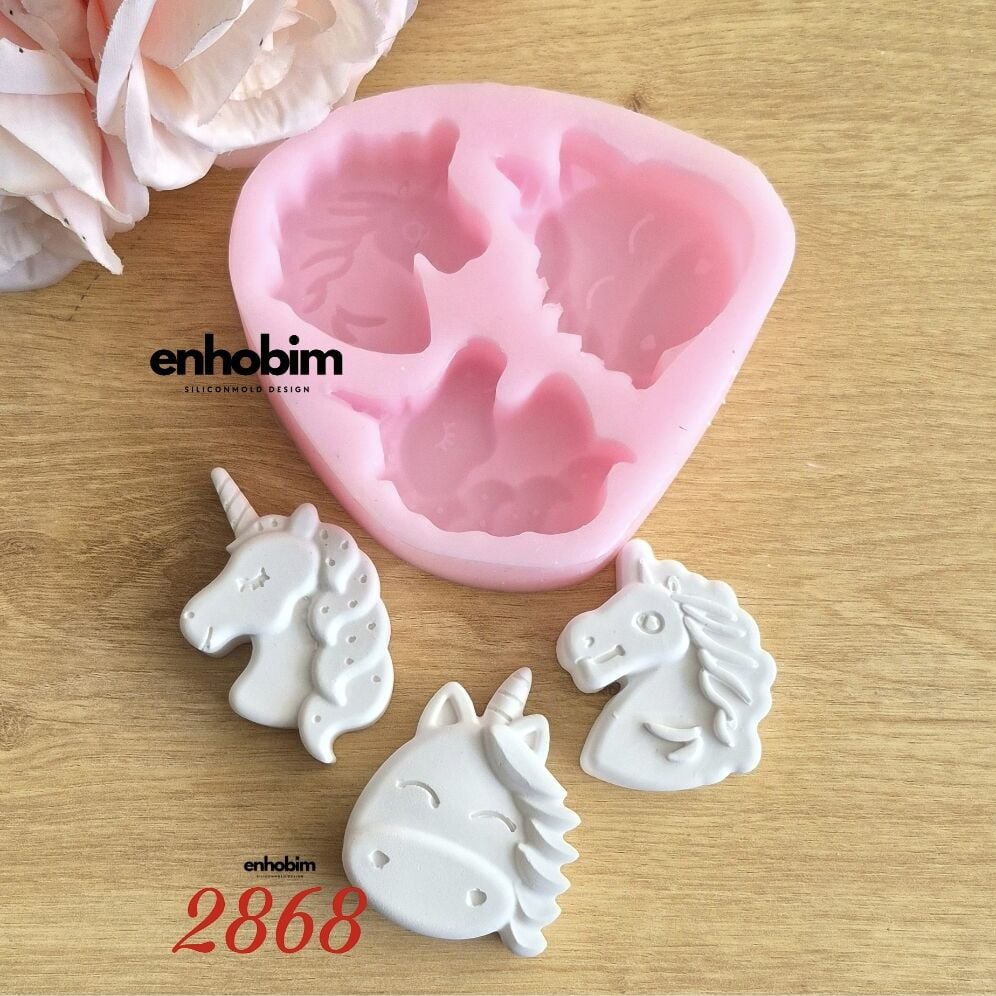 Unicorn 3lü Set Silikon Kalıp