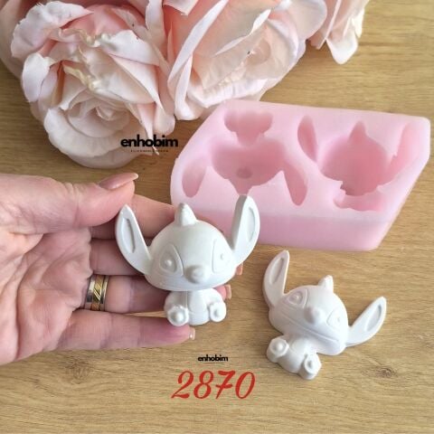Stitch Karakter 2li Set Silikon Kalıp