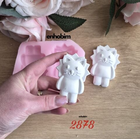 Aslan Karakter 2li Set Silikon Kalıp