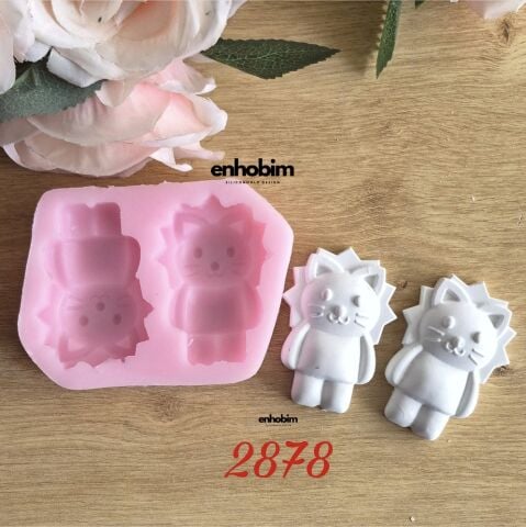 Aslan Karakter 2li Set Silikon Kalıp