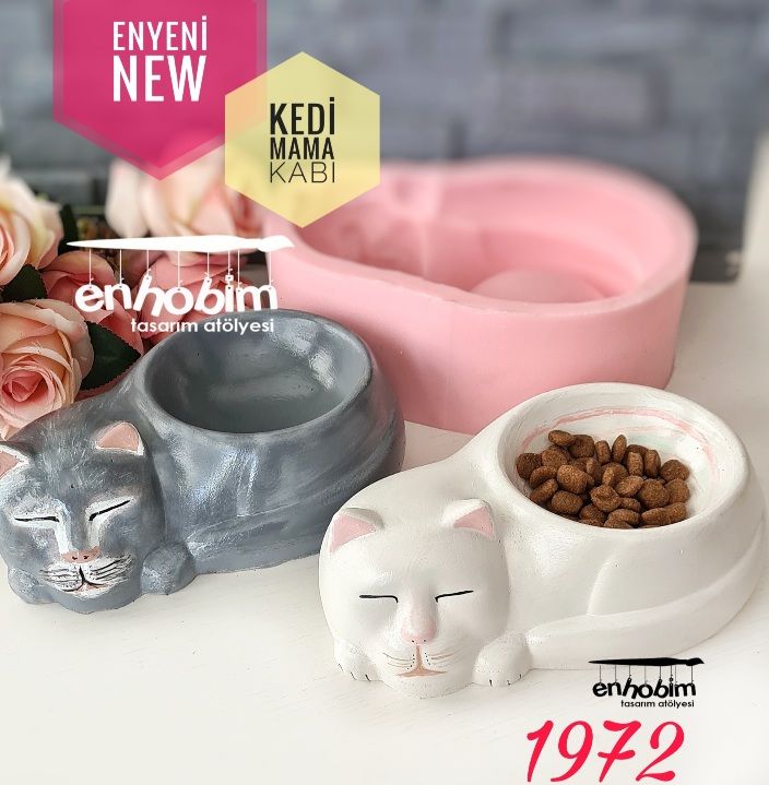 KEDİ MAMA KABI silikon kalıp