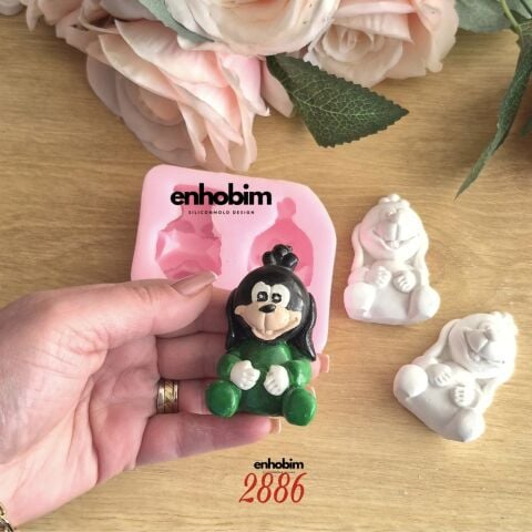 Goffy Karakter 2li Set silikon kalıp