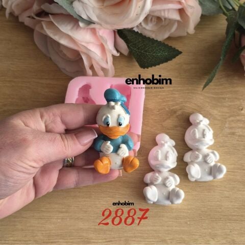 Duck Ördek Karakter 2li Set Silikon kalıp