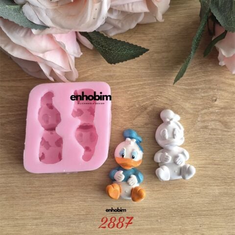 Duck Ördek Karakter 2li Set Silikon kalıp