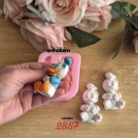 Duck Ördek Karakter 2li Set Silikon kalıp