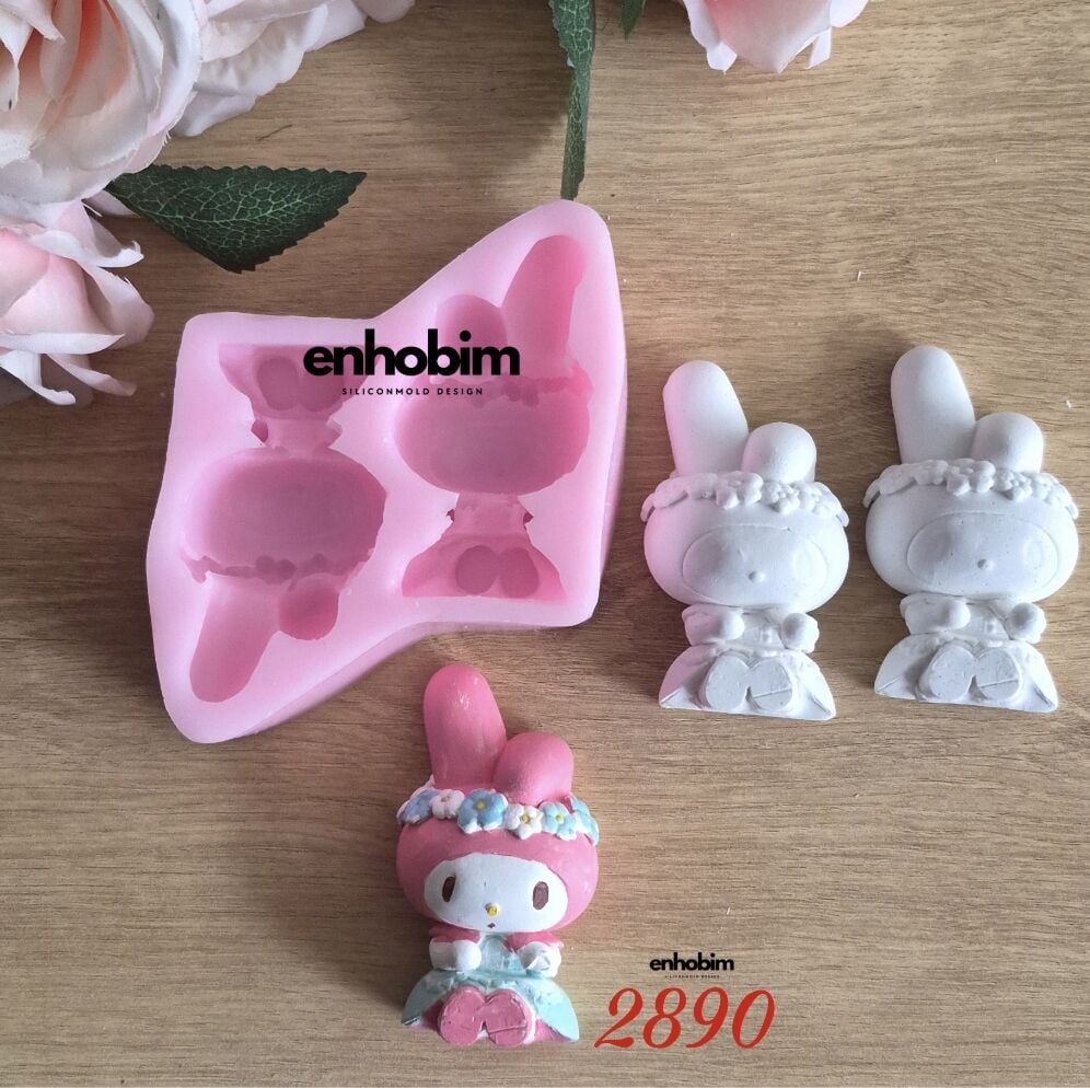Melody Karakter 2li Set silikon kalıp
