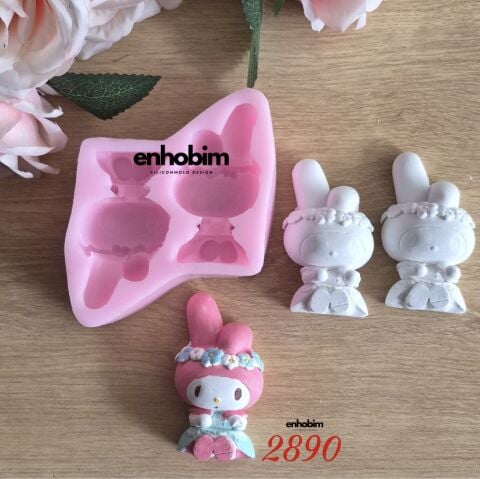 Melody Karakter 2li Set silikon kalıp