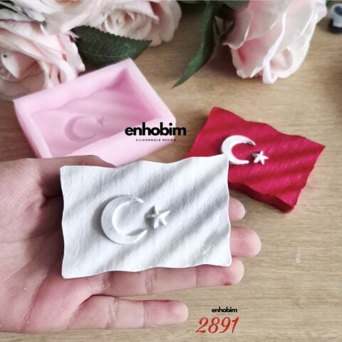 Bayrak TÜRK Bayrağı silikonkalıp