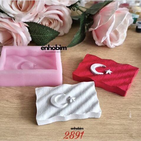 Bayrak TÜRK Bayrağı silikonkalıp