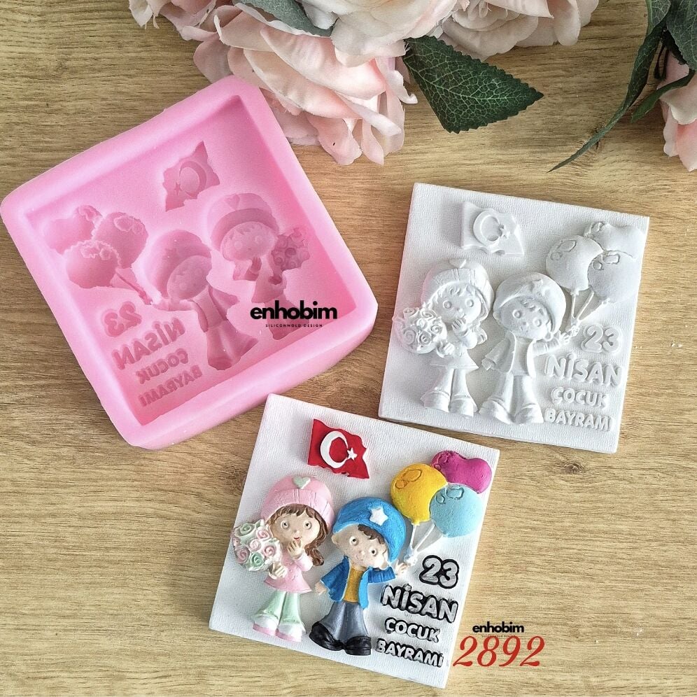 23 nisan temalı silikonkalıp