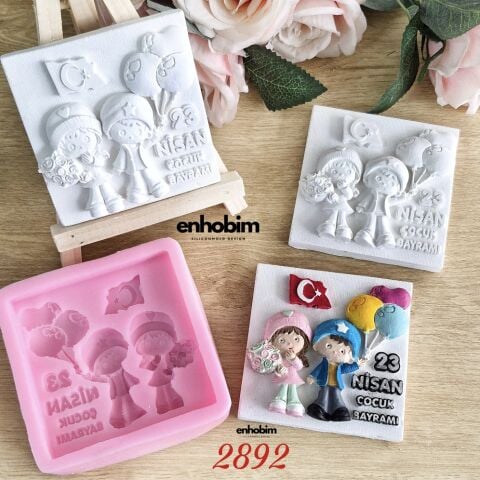 23 nisan temalı silikonkalıp