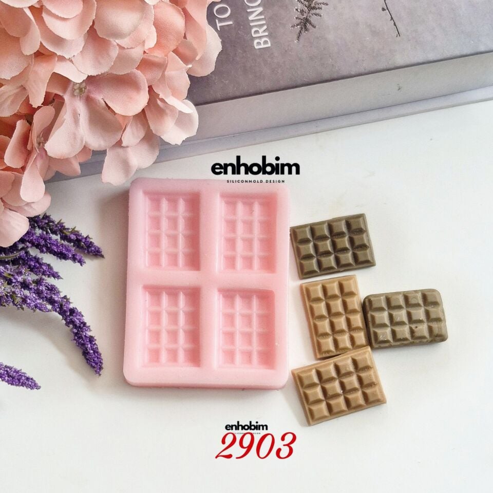 Mini Çikolata 4lü Set silikon kalıp