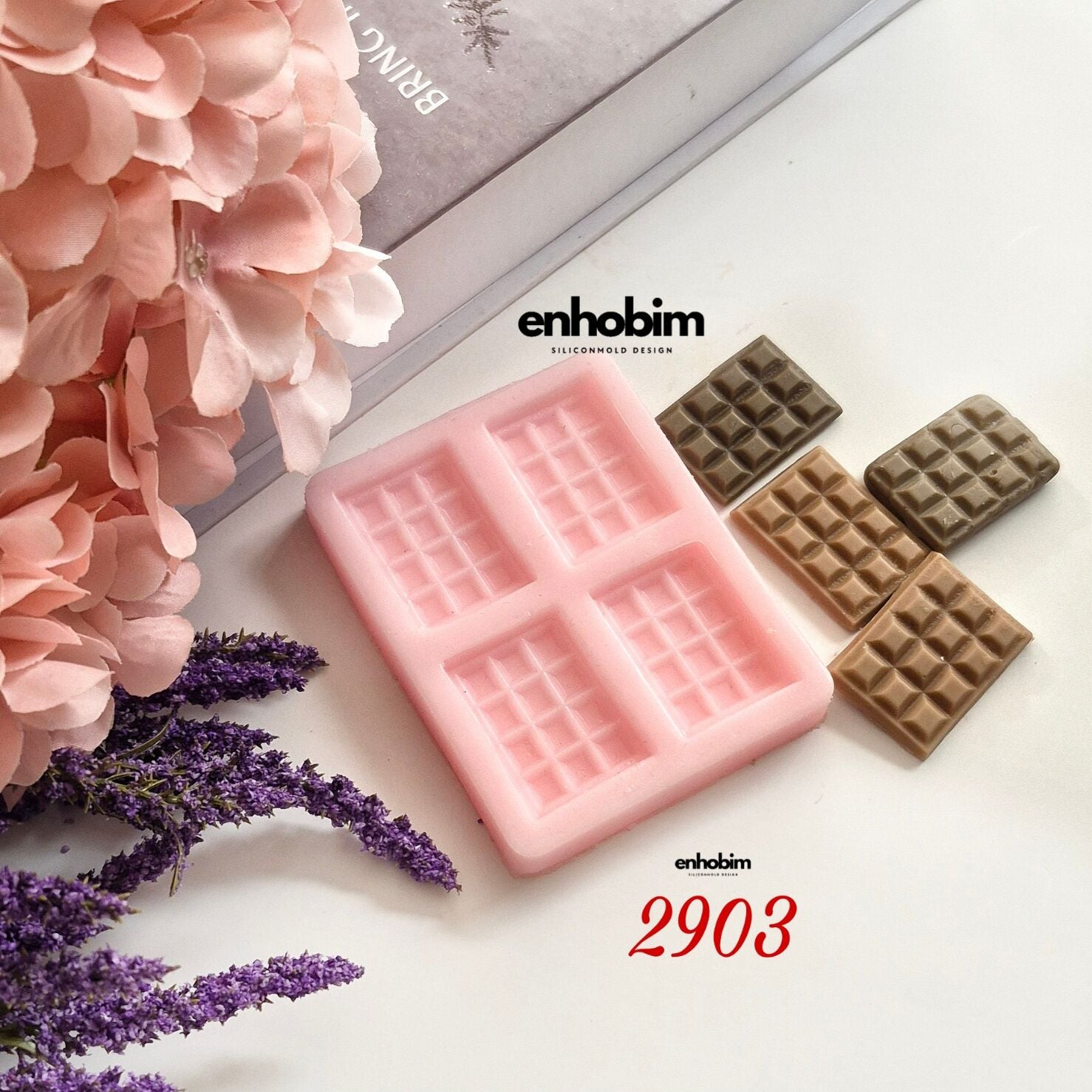 Mini Çikolata 4lü Set silikon kalıp
