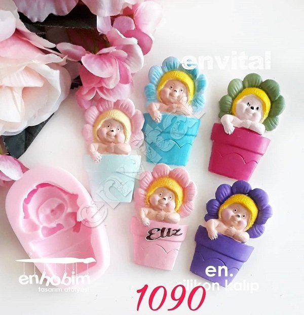 Papatya bebek silikon kalıp