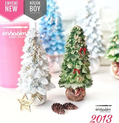 Küçük çam Ağacı Silikon kalıp