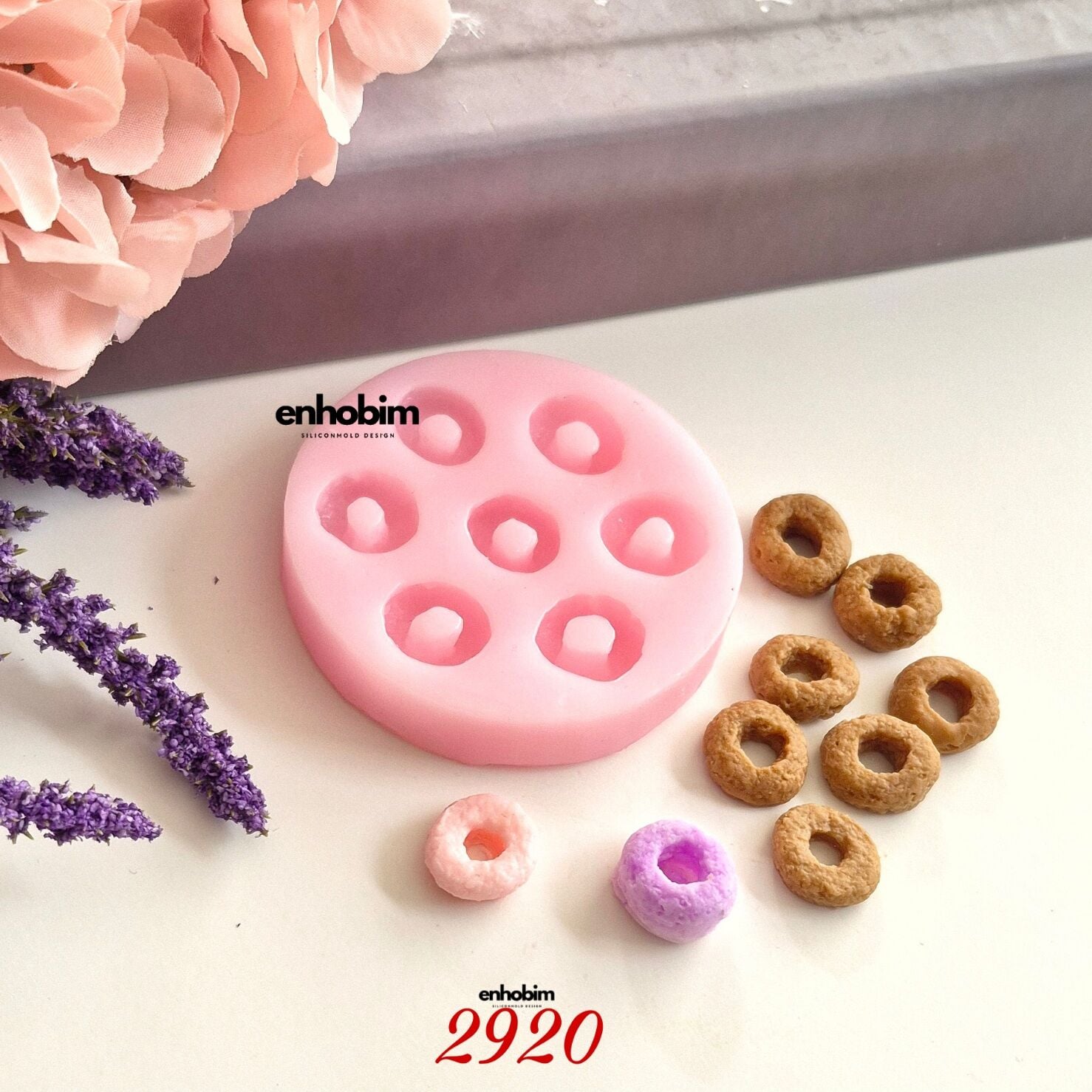 Mini Donut 7li Set Silikon Kalıp