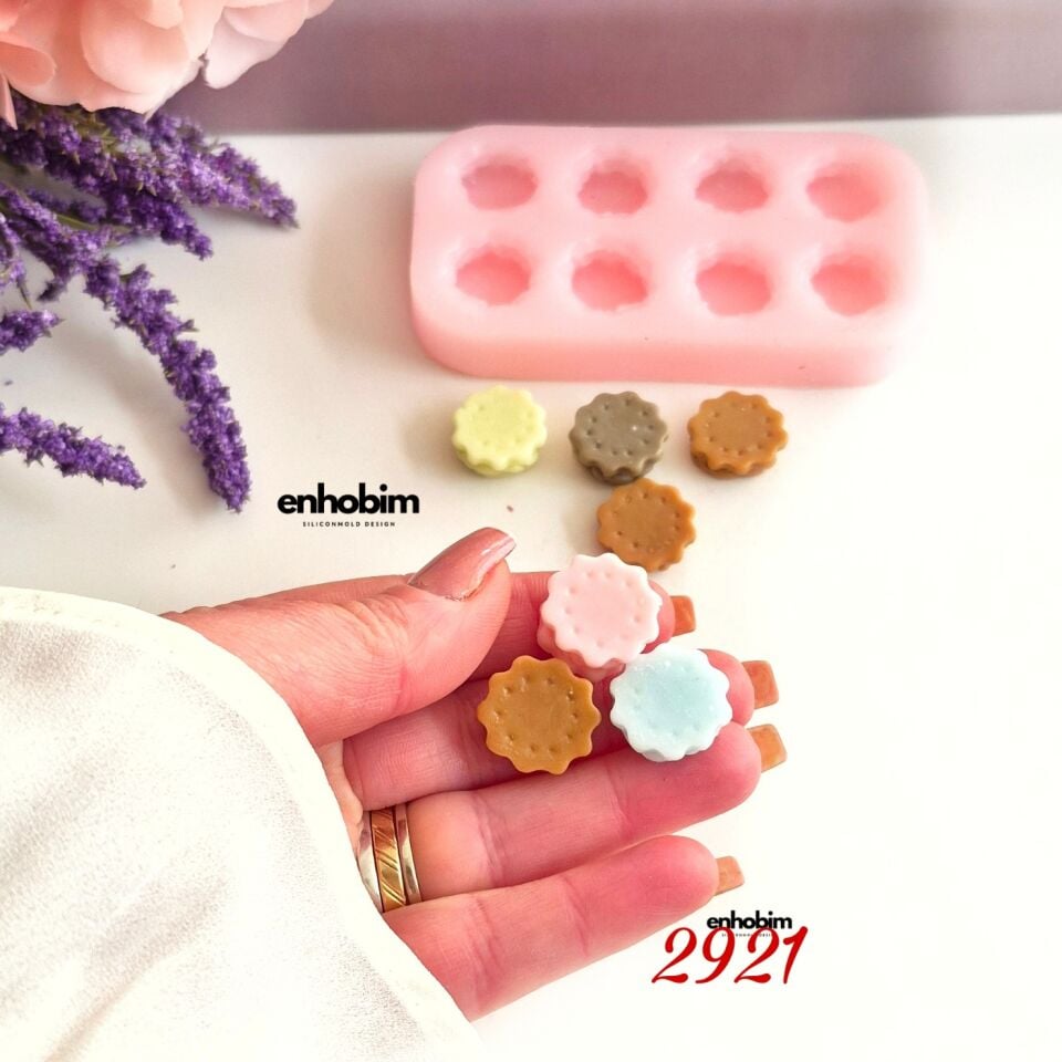 Mini Çokoprens 8li set silikon kalıp