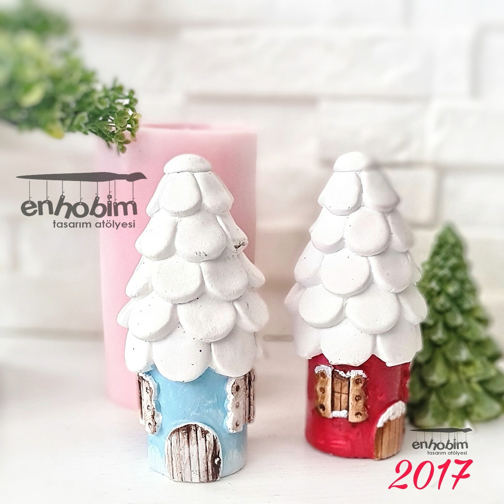 Kozalak Ev silikon kalıp