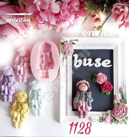 Köylü kız silikon kalıp