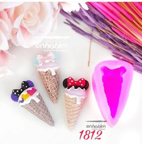 Minie Mause Dondurma Külah silikon kalıp