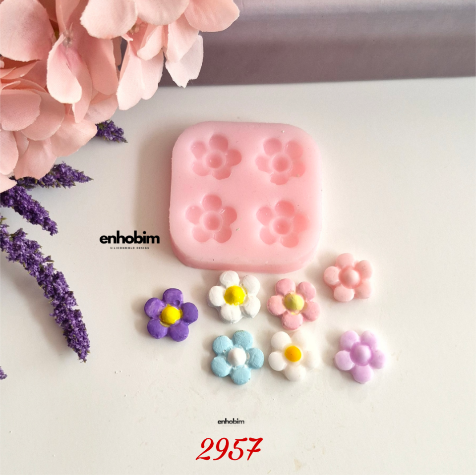 Papatya Mini 4lü Set Silikon Kalıp