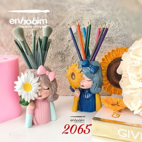 Çiçek Kız Silikon Kalıp