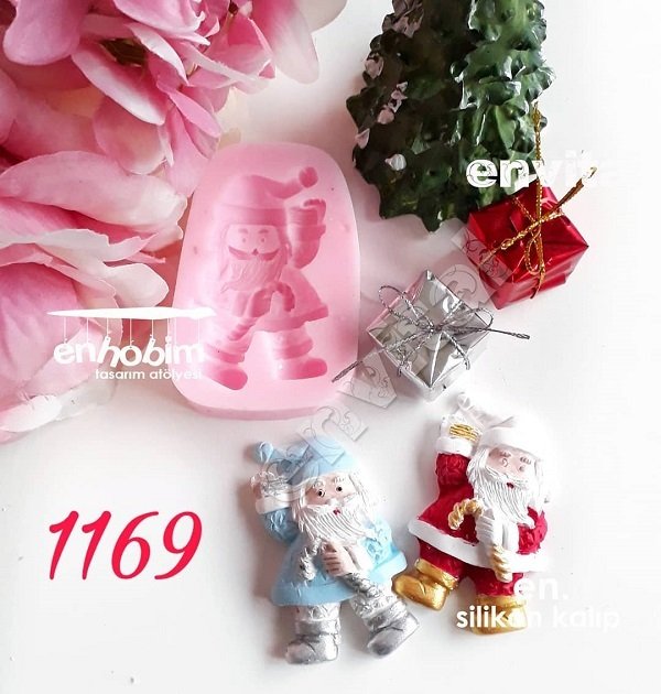 Noel baba silikon kalıp