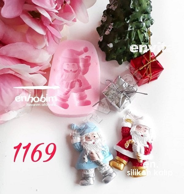 Noel baba silikon kalıp