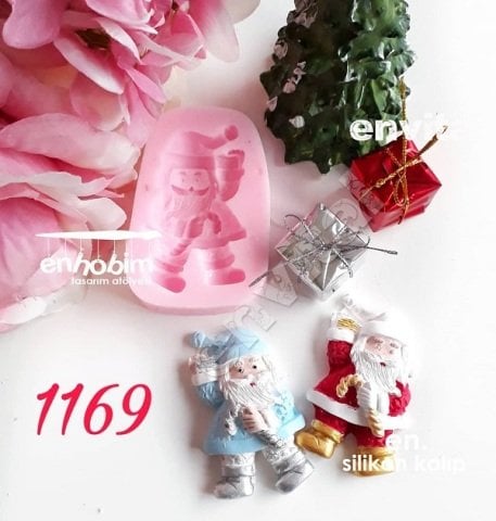 Noel baba silikon kalıp