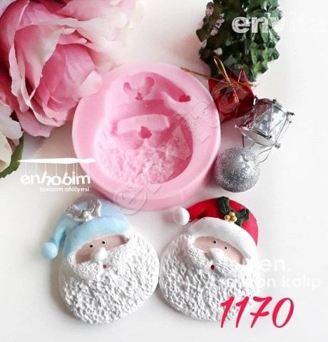Noel baba silikon kalıp
