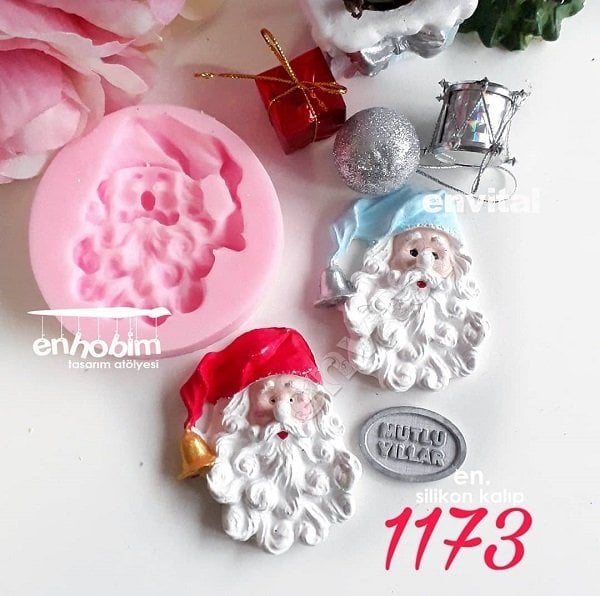Noel baba silikon kalıp