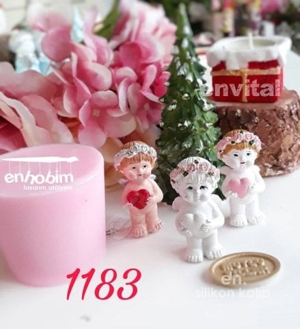 Yılbaşı melek silikon kalıp