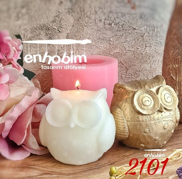 Baykuş  mum silikonkalıp