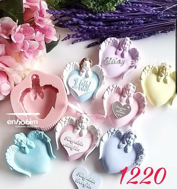 Kalpte melek silikon kalıp