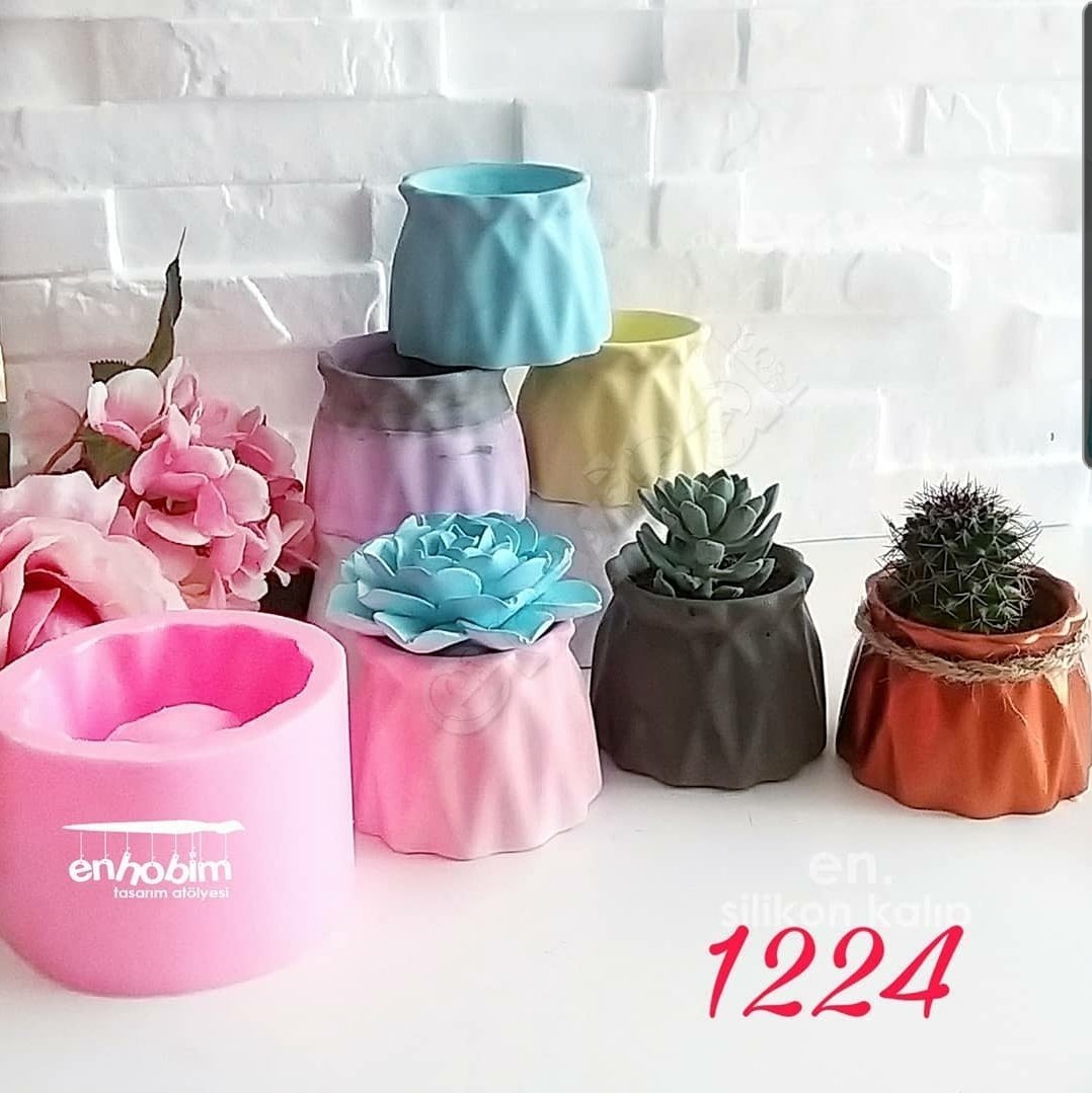 Çuval saksı silikon kalıp