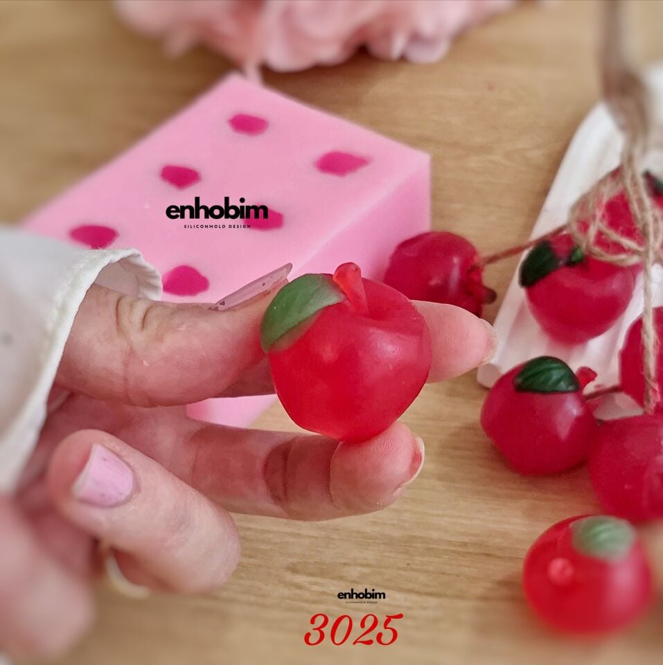 Elma 6lıSet Silikon kalıp