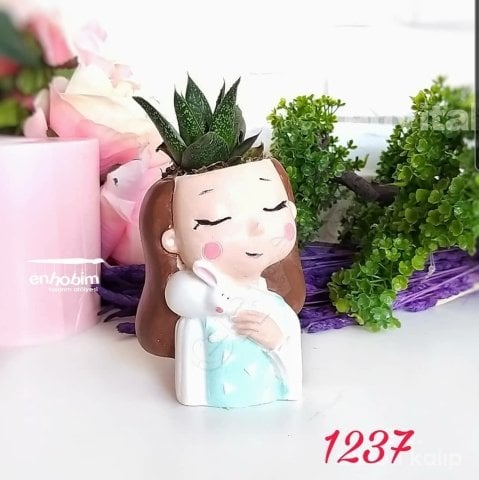 Kız saksı silikon kalıp