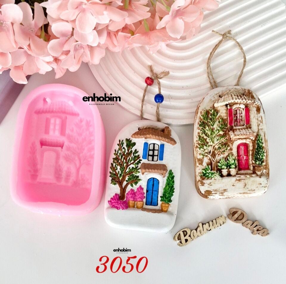 Bodrum evi Duvar süsü silikonkalıp