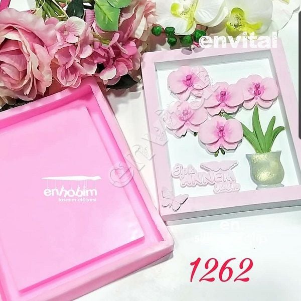 Büyük dikdörtgen pano silikon kalıp